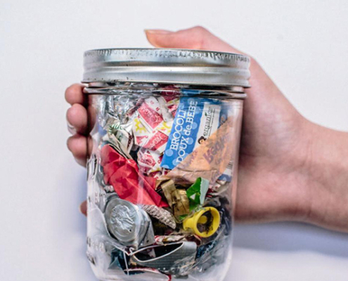 Kathryn Kellogg: a year of trash in a jar