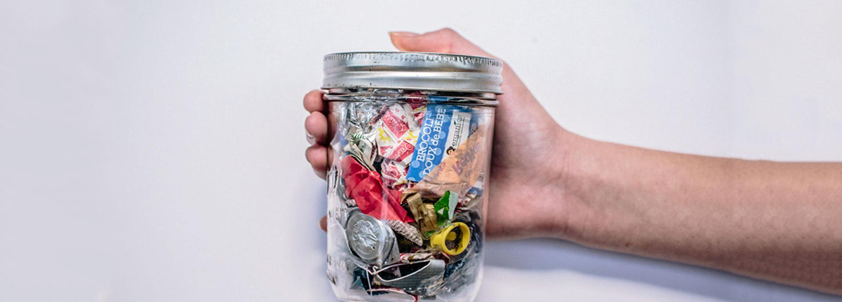 One year of trash in a jar the Kathryn Kellogg case Kathryn Kellogg: a year of trash in a jar