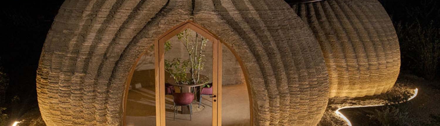 La prima casa eco-sostenibile stampata in 3D La casa progettata dall'architetto Mario Cucinella